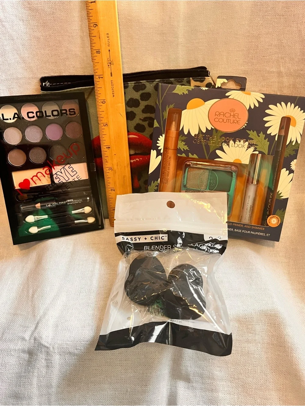 LA Colors Bronze Eyeshadow & Eyeliner Set - Bronze Bundle